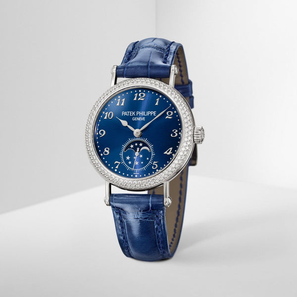 Complications Calatrava Moon phases Diamonds