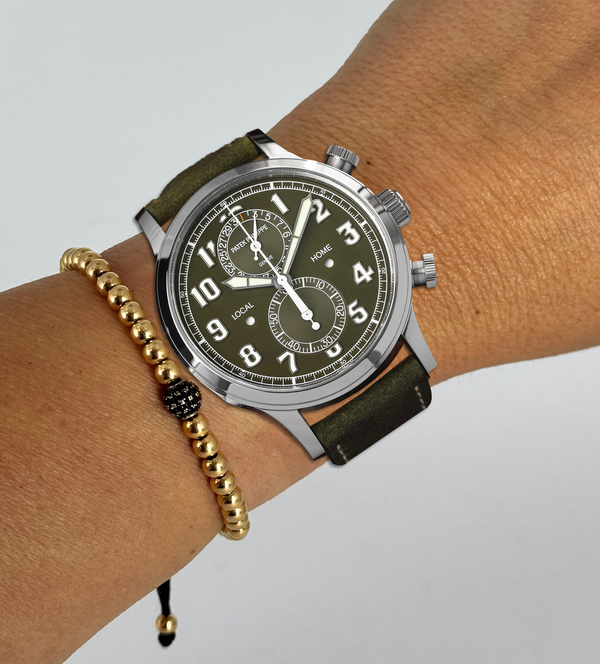 Complications Calatrava Pilot Travel Time Chronograph