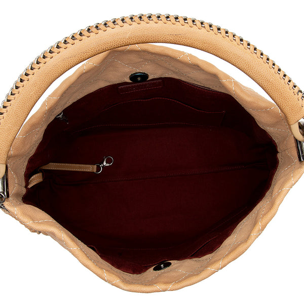 Chanel Aged Caviar Leather Boy Hobo (SHF-12818)