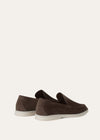 Men's Summer Walk Dark Grey Suede Loafers