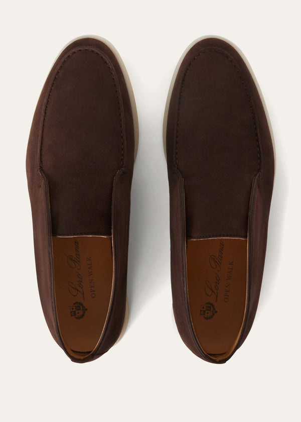 Polacchini Open Walk in Suède Chocolate