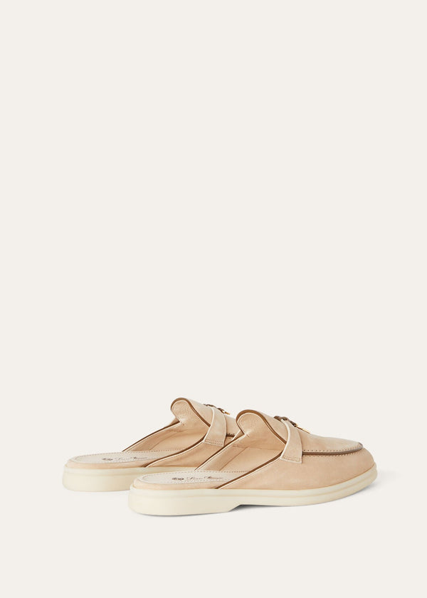 Babouche Charms Walk Moccasins in Camel Suede