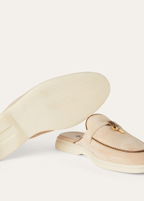 Babouche Charms Walk Moccasins in Camel Suede