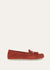 Women's Cinnamon Suede Dot Sole Walk Loafers