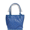Goyard Goyardine Anjou Sky Blue Mini Bag Palladium Hardware