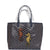 Goyard Goyardine Navy Blue Anjou PM Embroidered Seahorse Bag Palladium Hardware