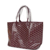 Goyard Goyardine Canvas Burgundy St. Louis PM Tote Palladium Hardware