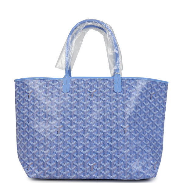 Goyard Goyardine Iris St. Louis PM Tote Bag Palladium Hardware