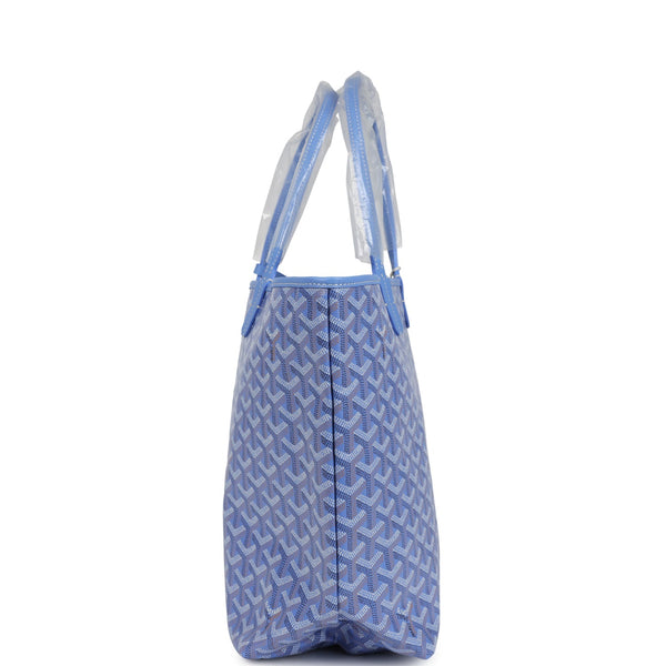 Goyard Goyardine Iris St. Louis PM Tote Bag Palladium Hardware
