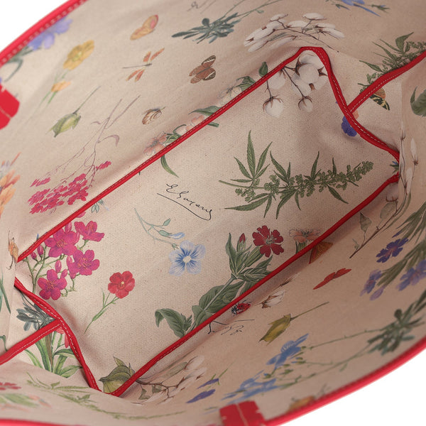 Goyard Goyardine Fuchsia St. Louis PM Tote Bag Palladium Hardware