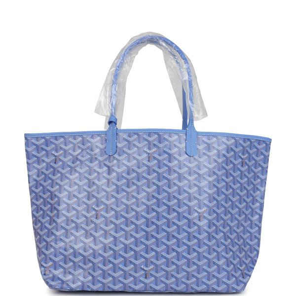 Goyard Goyardine Iris St. Louis PM Tote Bag Palladium Hardware