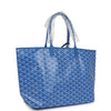 Goyard Goyardine Sky Blue St. Louis PM Tote Bag Palladium Hardware