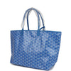Goyard Goyardine Sky Blue St. Louis PM Tote Bag Palladium Hardware