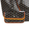 Goyard Goyardine Black and Brown St. Louis PM Tote Bag Palladium Hardware