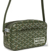 Goyard Goyardine Khaki Cap Vert PM Bag Palladium Hardware