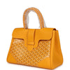 Goyard Saigon Tote Yellow Goyardine Canvas Palladium Hardware