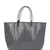 Goyard Goyardine Grey St. Louis PM Tote Bag Palladium Hardware