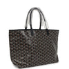 Goyard Goyardine Black St. Louis PM Tote Bag Palladium Hardware