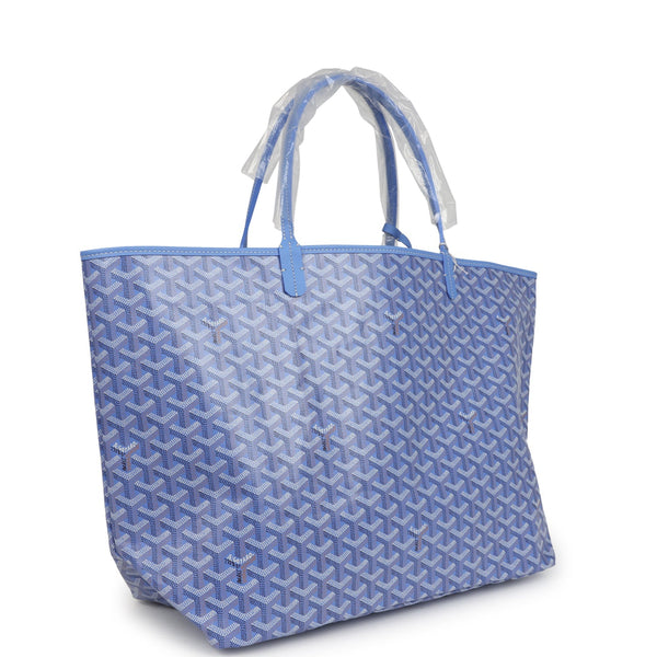 Goyard Goyardine Iris St. Louis GM Tote Bag Palladium Hardware