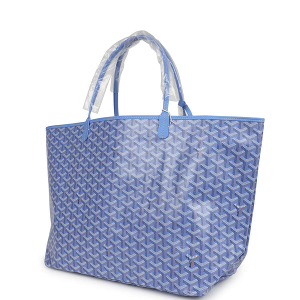 Goyard Goyardine Iris St. Louis GM Tote Bag Palladium Hardware