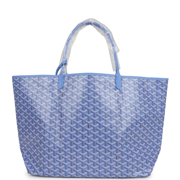 Goyard Goyardine Iris St. Louis GM Tote Bag Palladium Hardware