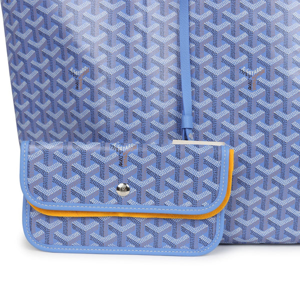 Goyard Goyardine Iris St. Louis GM Tote Bag Palladium Hardware
