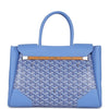 Goyard Saigon Tote Iris Goyardine Canvas Palladium Hardware