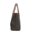 Goyard Goyardine Black and Brown St. Louis PM Tote Bag Palladium Hardware