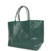 Goyard Goyardine Green St. Louis GM Tote Bag Palladium Hardware