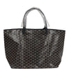 Goyard Goyardine Black St. Louis GM Tote Bag Palladium Hardware