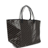Goyard Goyardine Black St. Louis GM Tote Bag Palladium Hardware