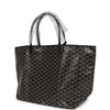 Goyard Goyardine Black St. Louis GM Tote Bag Palladium Hardware