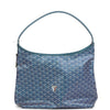 Goyard Goyardine Pearly Blue Boheme PM Hobo Bag Palladium Hardware