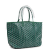 Goyard Goyardine Green St. Louis PM Tote Bag Palladium Hardware