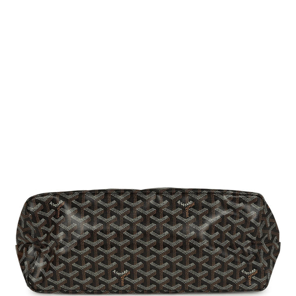 Goyard Goyardine Black Boheme Hobo Bag Palladium Hardware