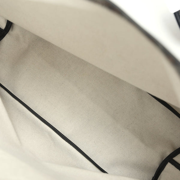 Goyard Goyardine Black Boheme Hobo Bag Palladium Hardware