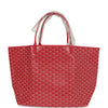 Goyard Goyardine Fuchsia St. Louis GM Tote Bag Palladium Hardware