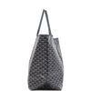 Goyard Goyardine Navy Saint Louis GM Tote Bag Palladium Hardware