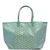 Goyard Goyardine Pearly Green St. Louis PM Tote Bag Palladium Hardware