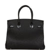 Hermes Birkin 30 Black MatteAlligator and Ostrich Touch Palladium Hardware