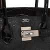 Hermes Birkin 30 Black MatteAlligator and Ostrich Touch Palladium Hardware