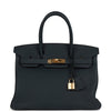 Hermes Birkin 30 Vert Rousseau Togo Gold Hardware