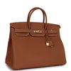 Hermes Birkin 40 Gold Togo Gold Hardware
