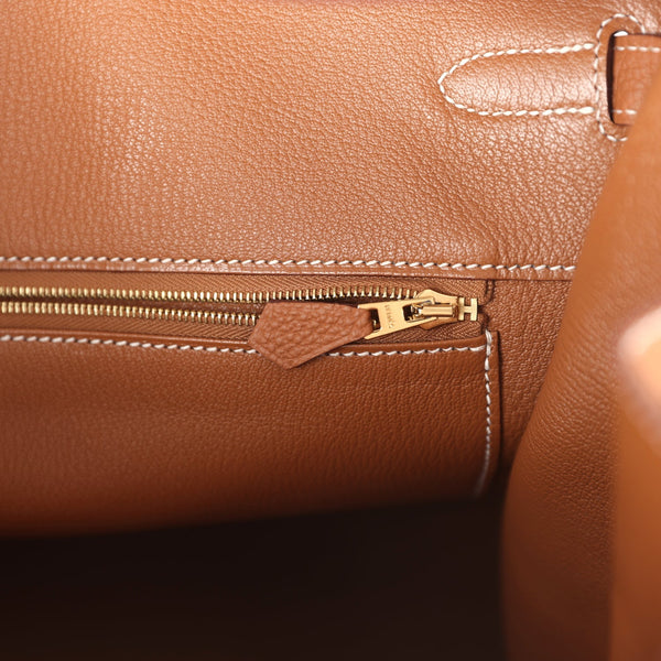 Hermes Birkin 40 Gold Togo Gold Hardware