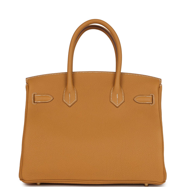 Hermes Birkin 30 Naturel Sable Togo Gold Hardware