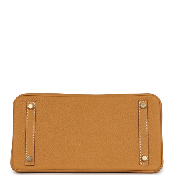 Hermes Birkin 30 Naturel Sable Togo Gold Hardware