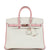 Hermes Special Order (HSS) Birkin 25 White and Rose Sakura Clemence Rose Gold Hardware