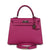 Pre-owned Hermes Kelly Sellier 25 Rose Pourpre Epsom Palladium Hardware