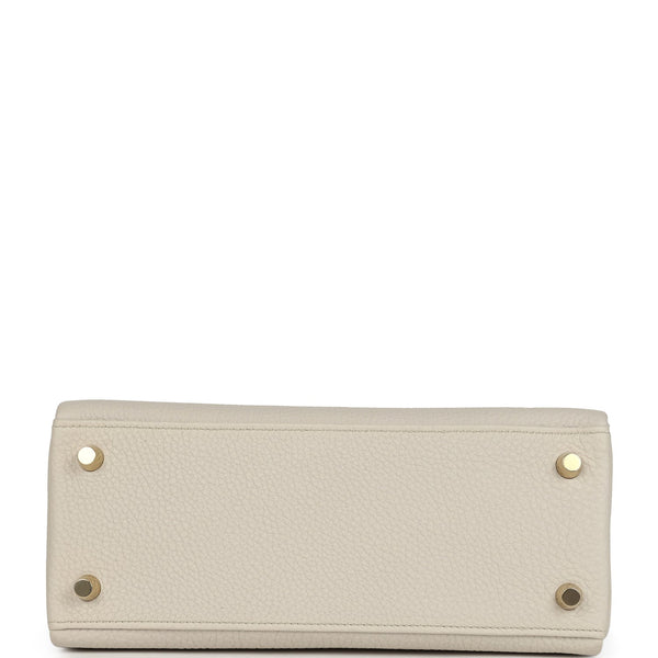 Hermes Kelly Retourne 25 Beton Togo Gold Hardware
