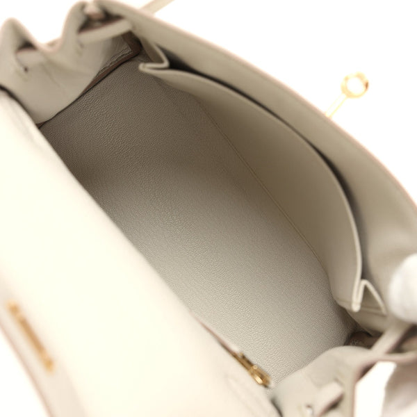 Hermes Kelly Retourne 25 Beton Togo Gold Hardware